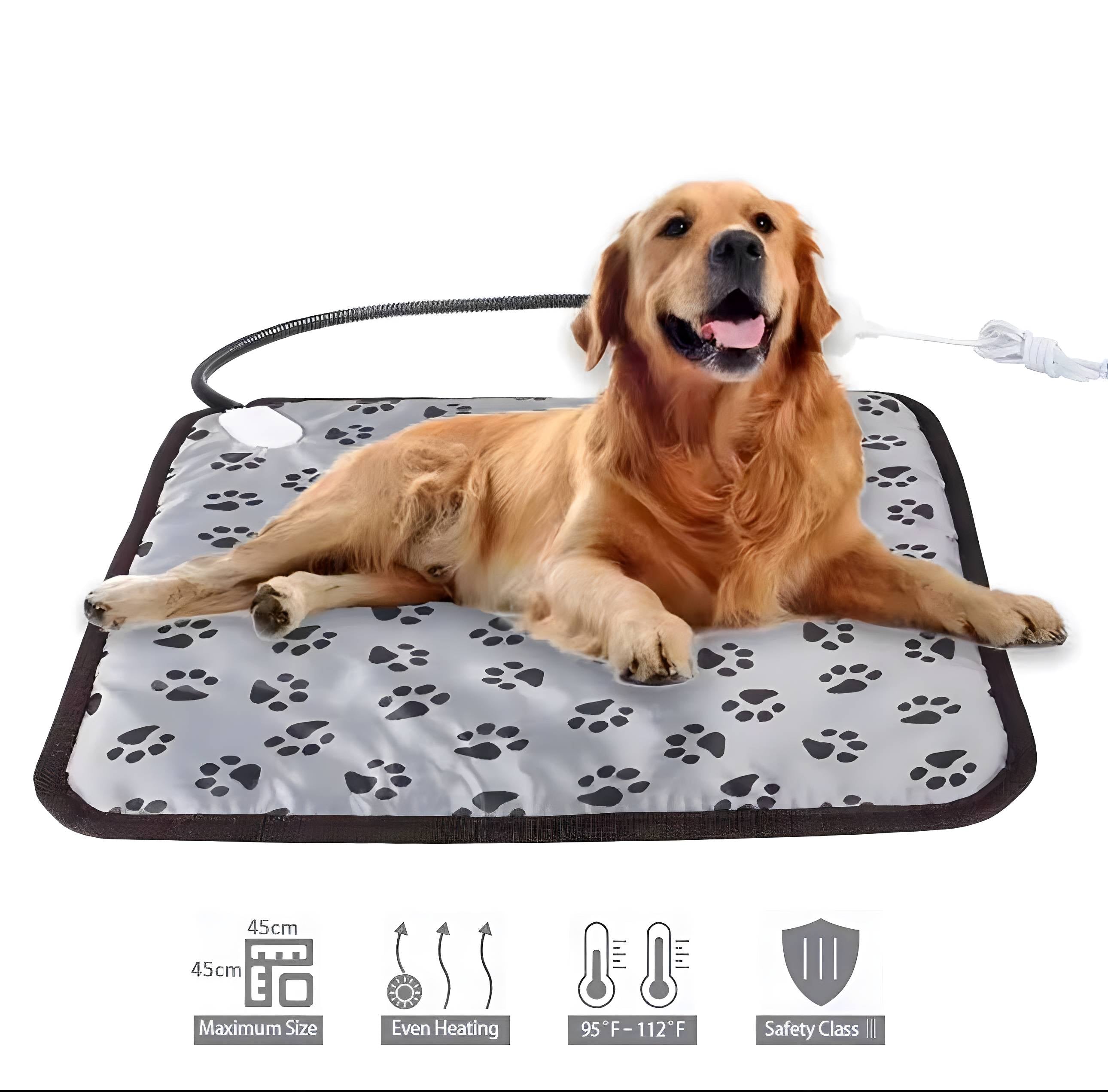 Tapis Chauffant WarmPaws™ – Le Coin Chaud Parfait pour Votre Animal