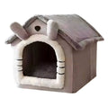 Maison Cozy WarmPaws™ – Lit & Tente Doux pour Chiens et Chats